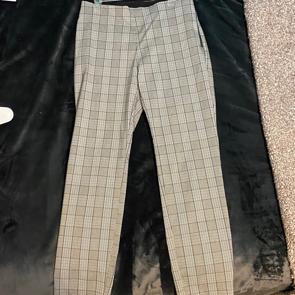 Target Checkered Dress Pants with zipper